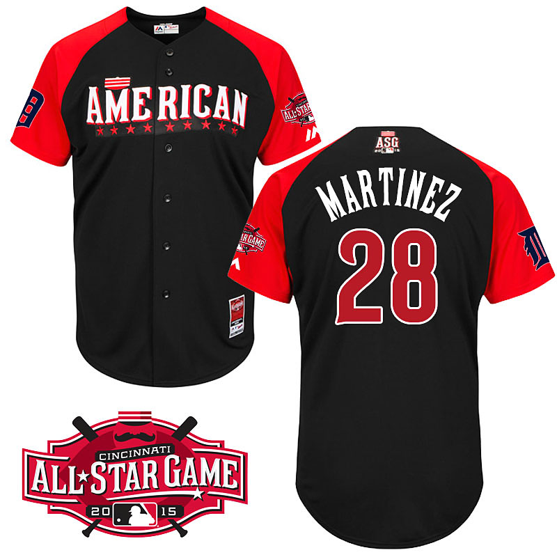 2015 MLB All Star American Detroit Tigers #28 J.D. Martinez Jersey