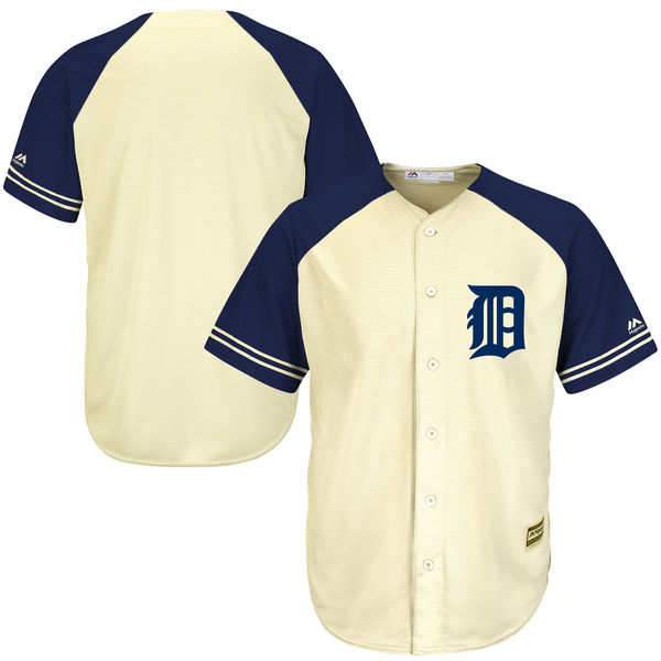 Detroit Tigers Cream Cool Base Ivory Fashion Team Jersey