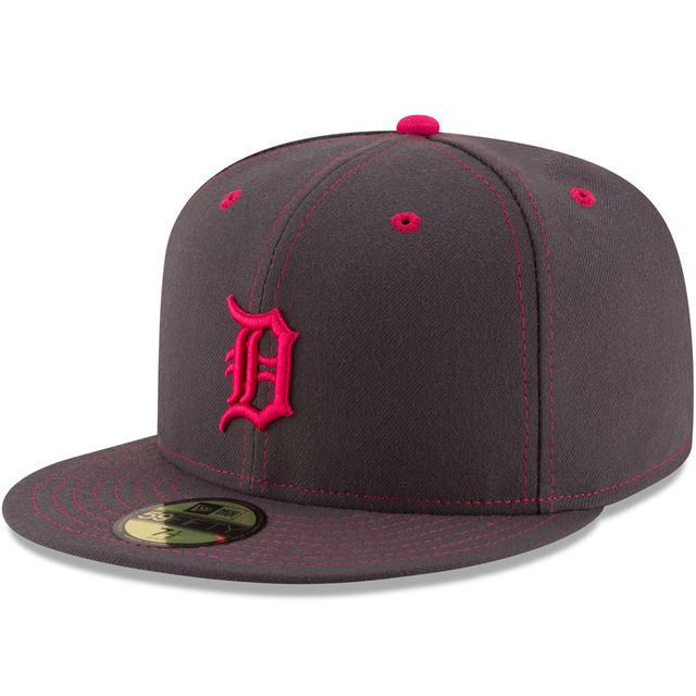 Detroit Tigers New Era Graphite 2016 Mother's Day 59FIFTY Fitted Hat