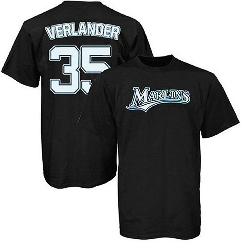 Detroit Tigers #35 Justin Verlander Black Fashion Jersey