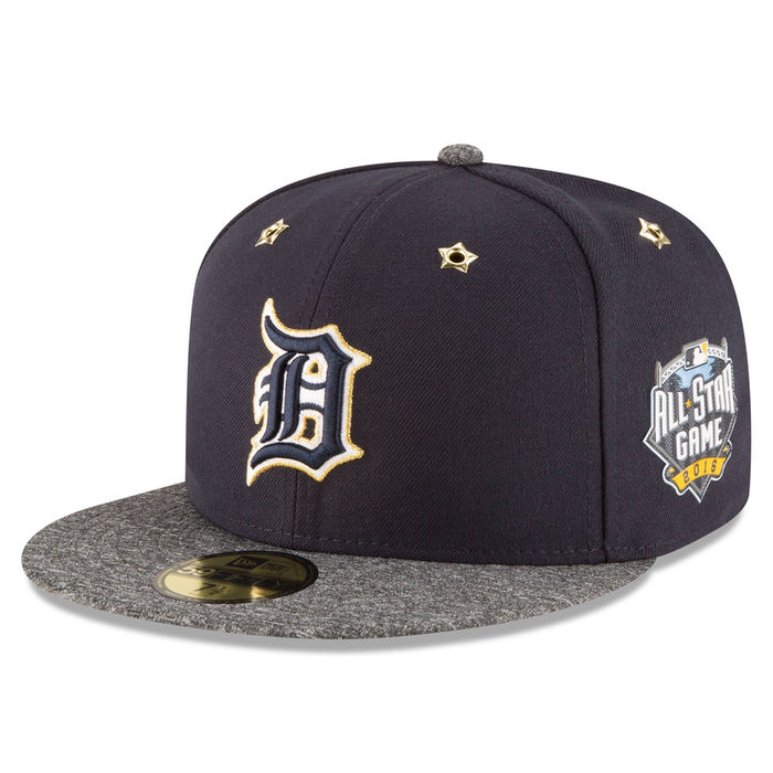 Detroit Tigers New Era Navy 2016 MLB All-Star Game Patch 59FIFTY Fitted Hat