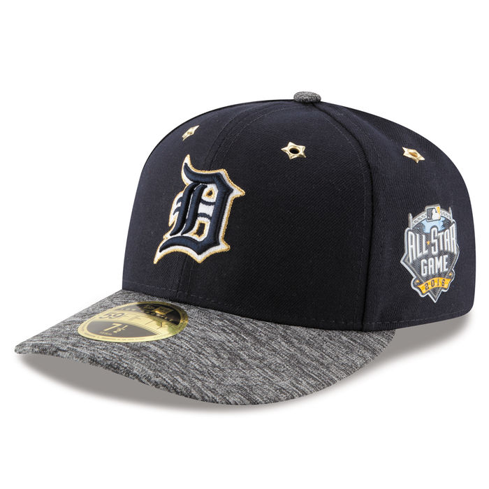 Detroit Tigers New Era Navy 2016 MLB All-Star Game Patch Low Profile 59FIFTY Fitted Hat