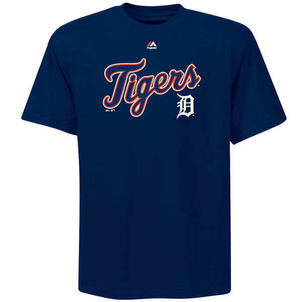 Detroit Tiger Navy Warning Track Performance T-Shirt