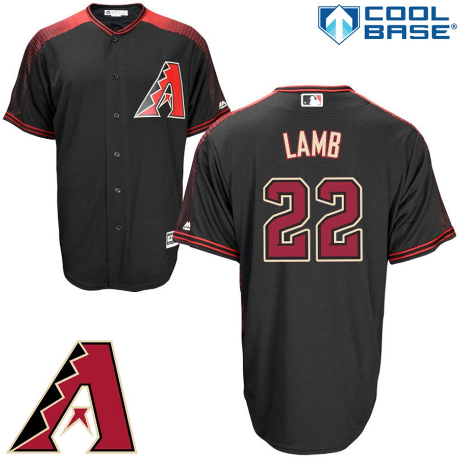 Arizona Diamondbacks #22 Jake Lamb Black Official Cool Base Player Jersey