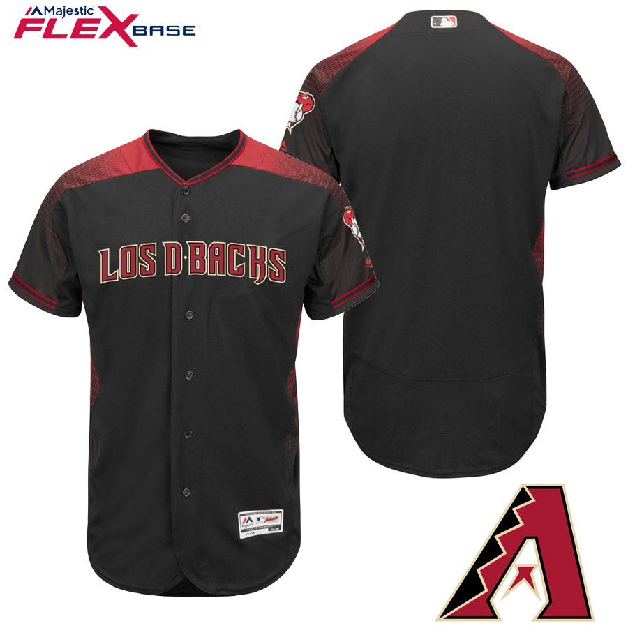 Arizona Diamondbacks Black Hispanic Heritage Authentic Flex Base Team Jersey