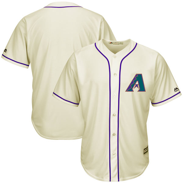 Arizona Diamondbacks Cream Cool Base Ivory Fashion Team Jersey