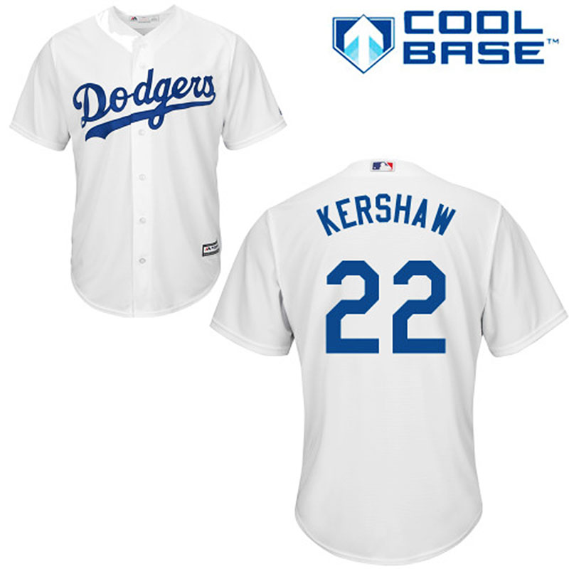 2015 MLB Los Angeles Dodgers #22 Clayton Kershaw Jersey