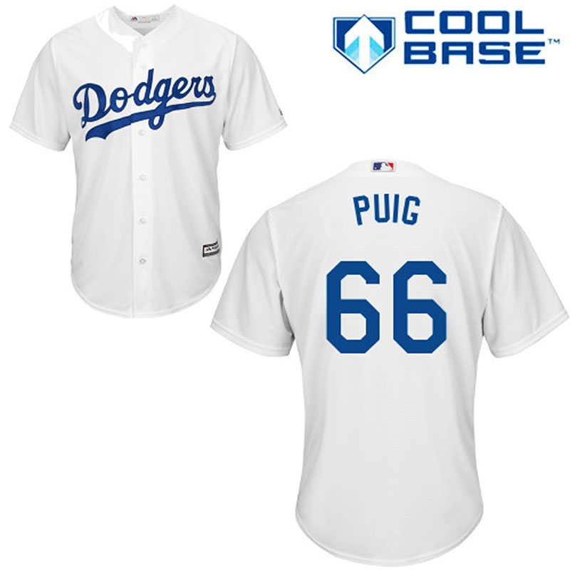 2015 MLB Los Angeles Dodgers #66 Yasiel Puig Jersey