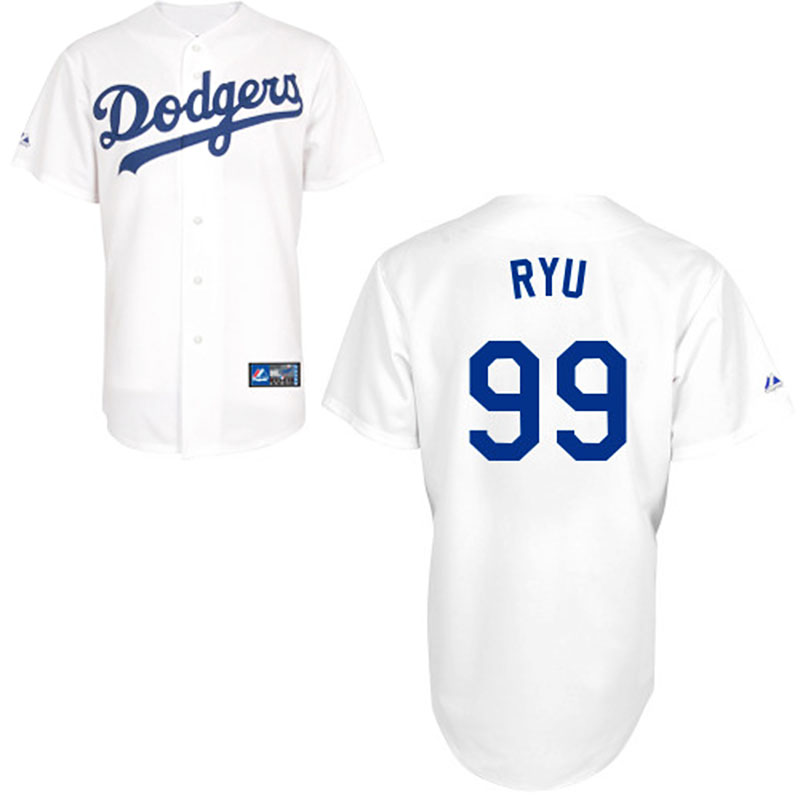 2015 MLB Los Angeles Dodgers #99 Hyun-Jin Ryu Jersey