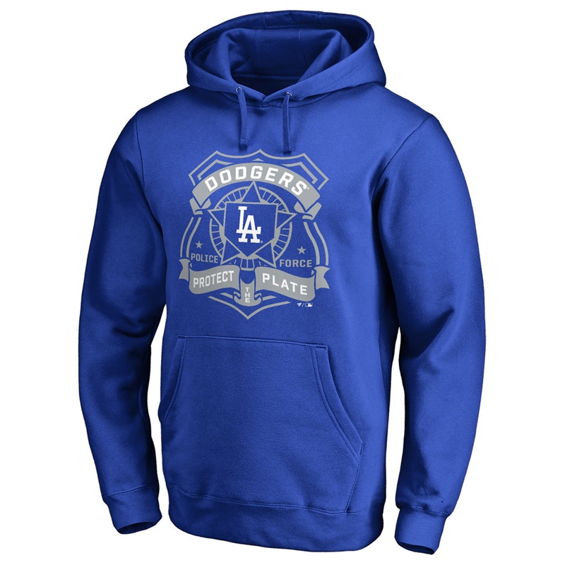 Los Angeles Dodgers Royal Police Badge Aunthetic Pullover Hoodie