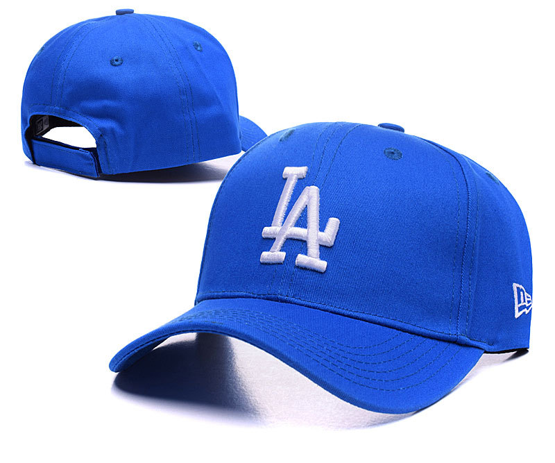 Los Angeles Dodgers New Era Blue The League Slouch Adjustable Hat