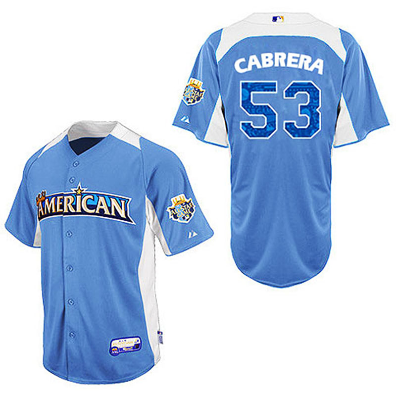 San Francisco Giants #53 Melky Cabrera Blue 2012 All Star BP Jersey