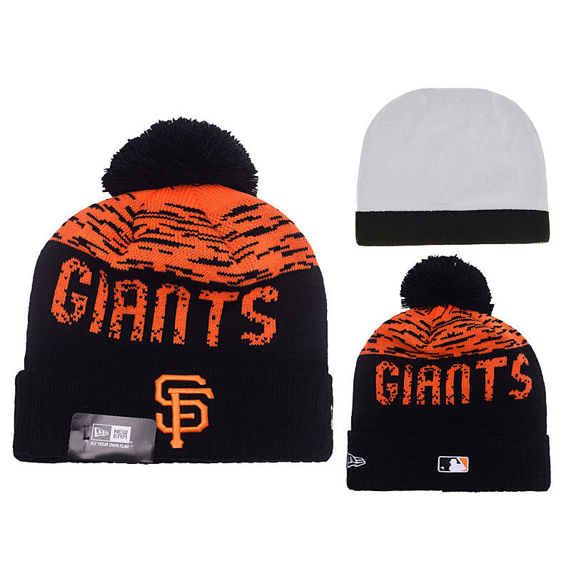 San Francisco Giants Black Clubhouse Cuffed Knit Hat