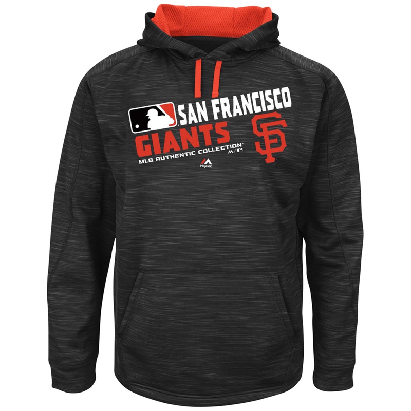 San Francisco Giants Black Team Choice Streak Authentic Collection Hoodie