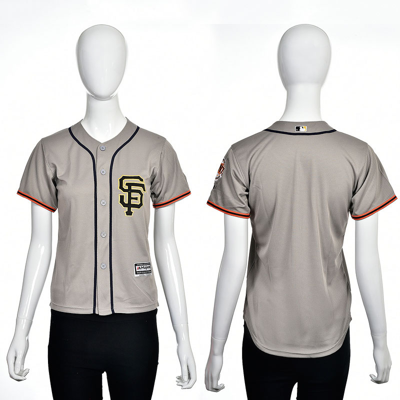 Women's San Francisco Giants Gray 2016 Cool Base Team Jersey