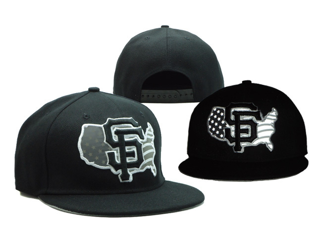 San Francisco Giants New Era Black Adjustable Performance Hat