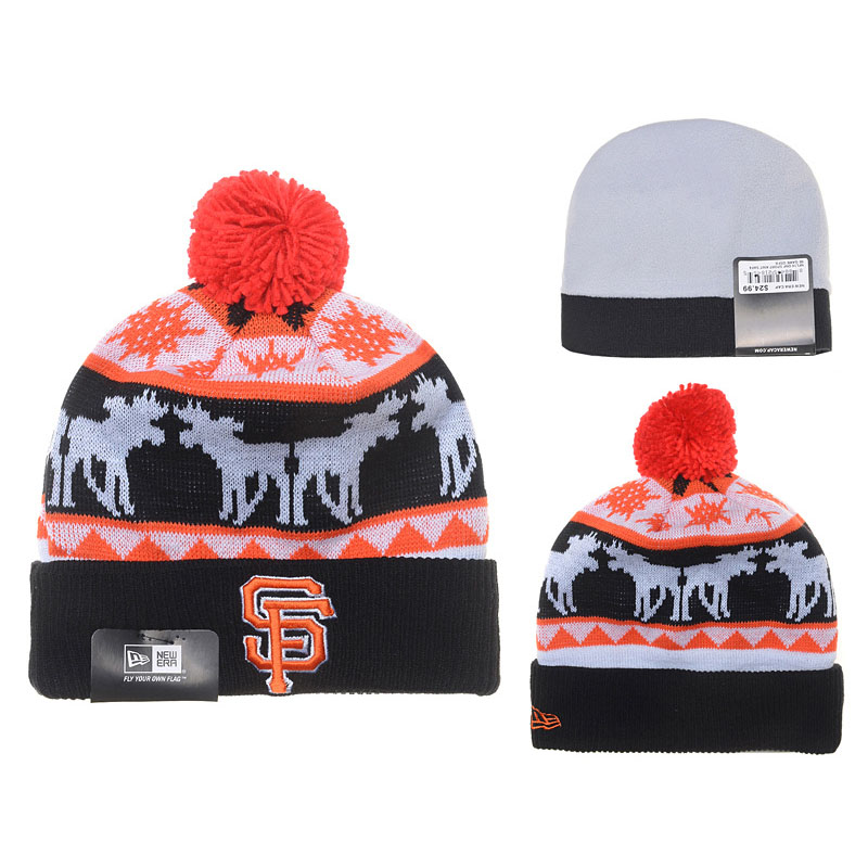 San Francisco Giants Orange Christmas 2016 Cuffed Knit Hat