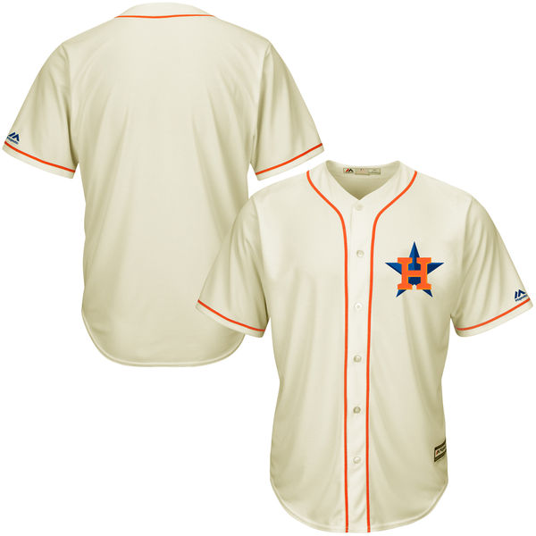 Houston Astros Cream Cool Base Ivory Fashion Team Jersey