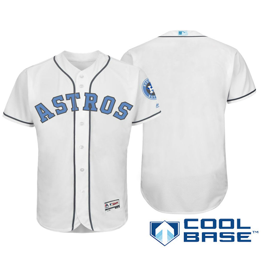 Houston Astros 2016 Father's Day White Cool Base Team Jersey