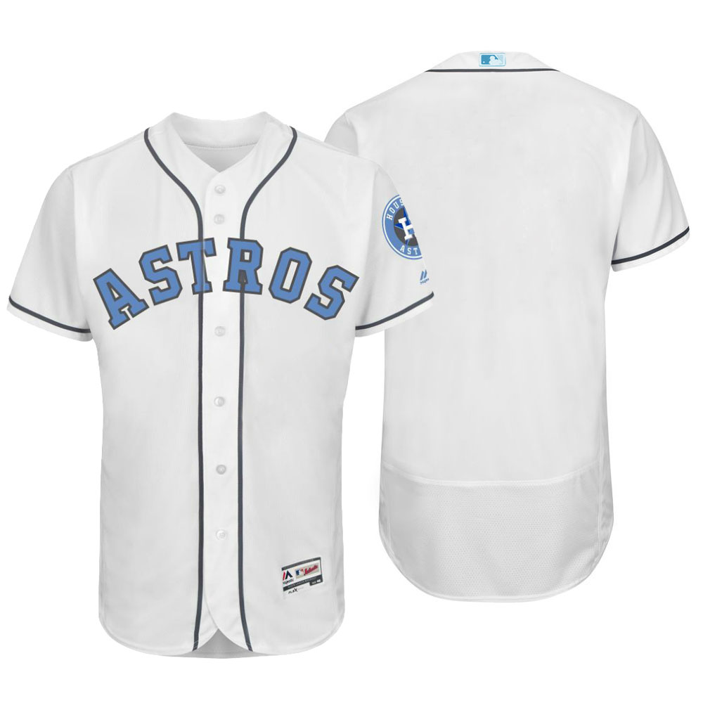 Houston Astros 2016 Father's Day White Flex Base Team Jersey