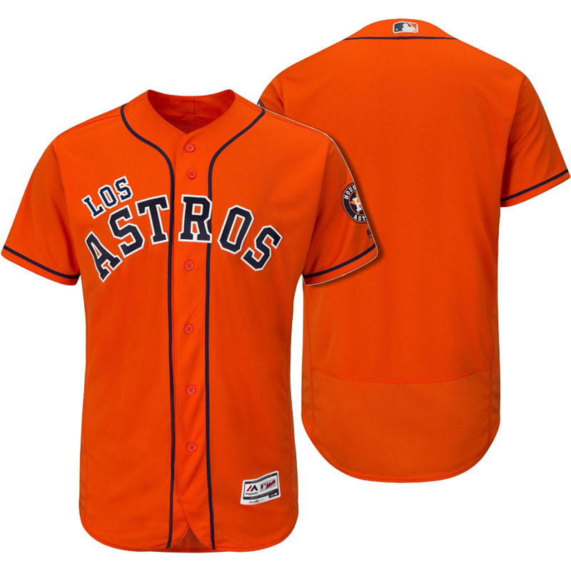 Houston Astros Jose Altuve #27 Orange Hispanic Heritage Flex Base Jersey