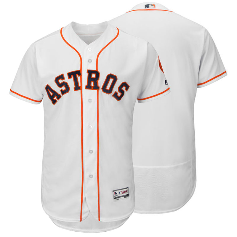 Houston Astros White Flexbase Authentic Collection Team Jersey