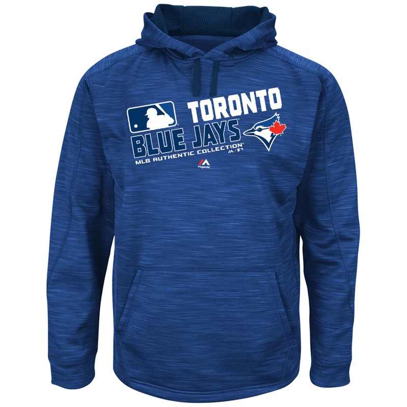 Toronto Blue Jays Royal Team Choice Streak Authentic Collection Hoodie