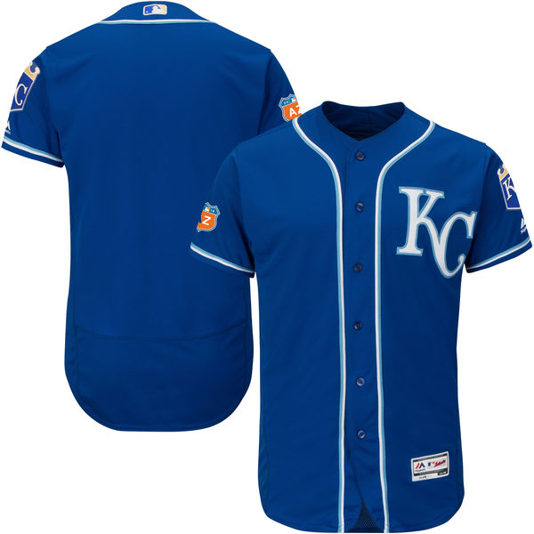 Kansas City Royals Royal 2016 Spring Training Flexbase Authentic Collection Team Jersey