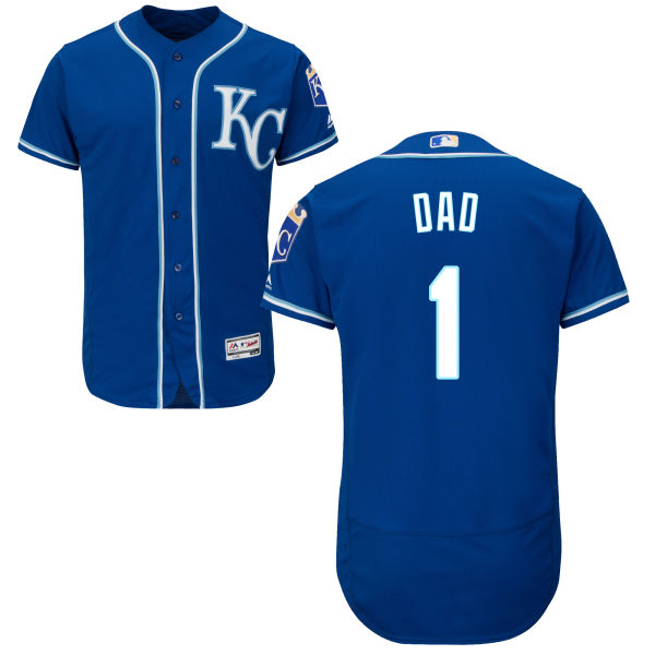 Kansas City Royals Majestic Royal Father's Day Gift Authentic Jersey