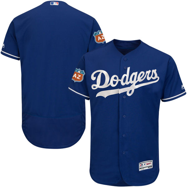 L.A. Dodgers Royal 2016 Spring Training Flexbase Authentic Collection Team Jersey