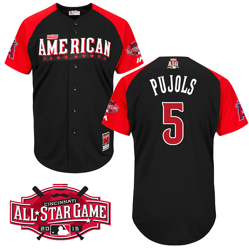 2015 MLB All Star American Angels #5 Albert Pujols Jersey