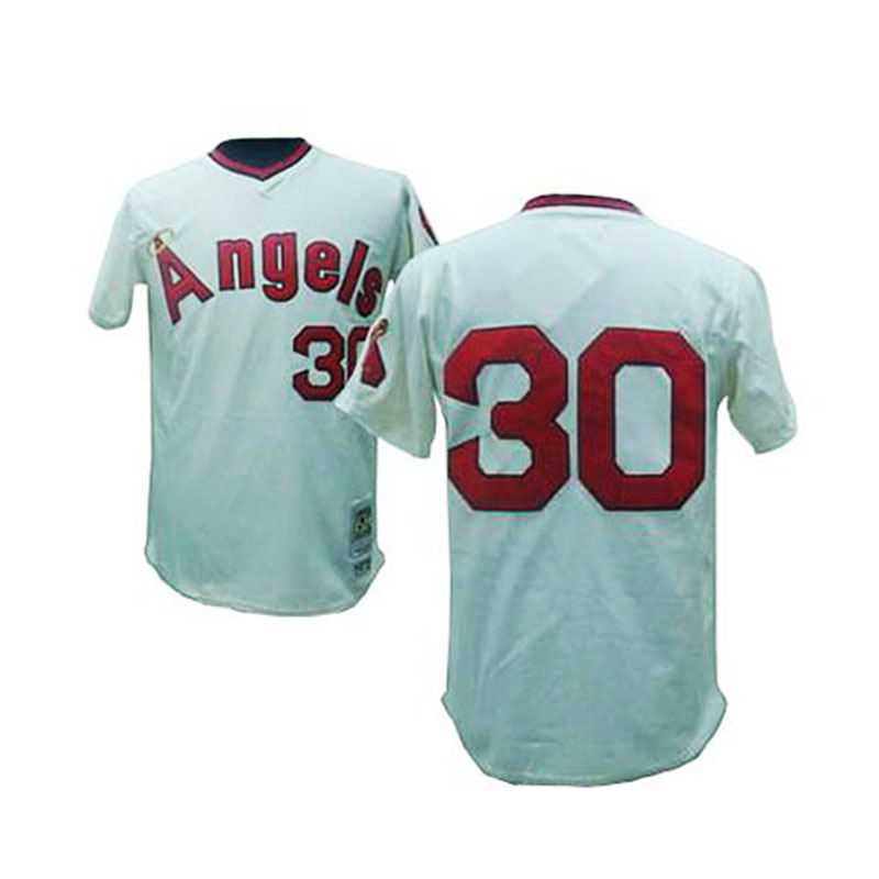 Los Angeles Angels of Anaheim #30 Nolan Ryan Cream Jersey