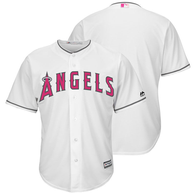 Los Angeles Angels of Anaheim White Home 2016 Mother's Day Cool Base Team Jersey