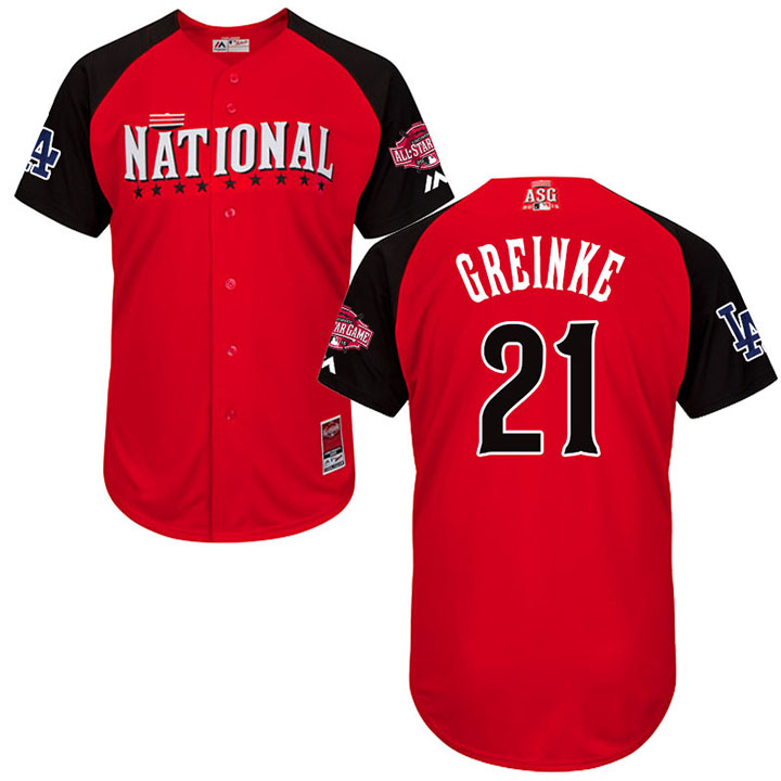 2015 MLB All Star National Los Angeles Dodgers #21 Zack Greinke Jersey