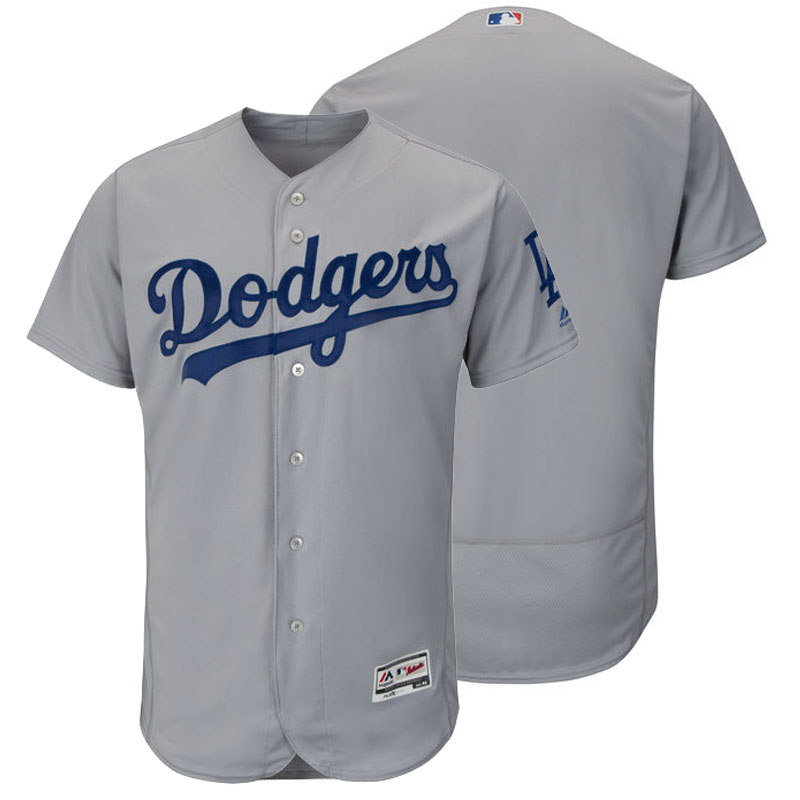 Los Angeles Dodgers Gray Authentic Collection Flexbase Team Jersey