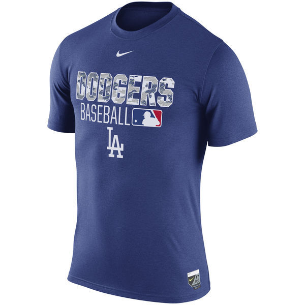 Los Angeles Dodgers Royal Wordmark Issue Performance T-Shirt