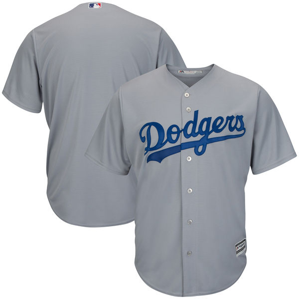 Los Angeles Dodgers Gray Official Cool Base Team Jersey