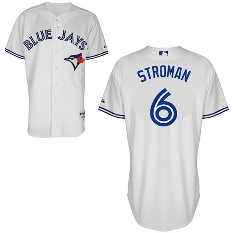 Toronto Blue Jays #6 Marcus Stroman White Jersey