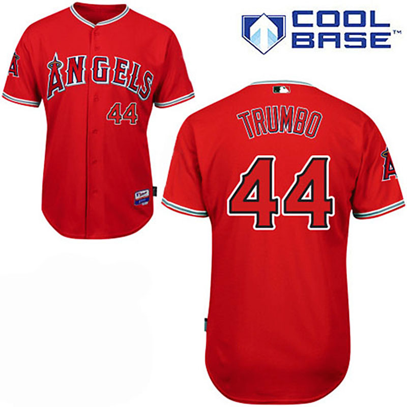 Los Angeles Angels of Anaheim #44 Mark Trumbo Red Cool Base Jersey