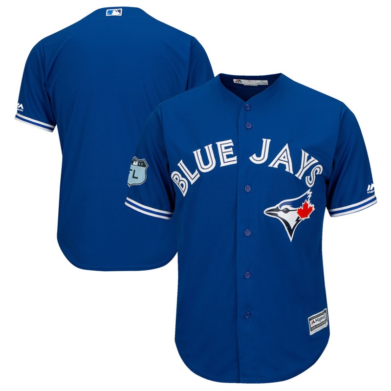 Men's Toronto Blue Jays Royal 2017 Spring Training Cool Base Authentic Team Jersey