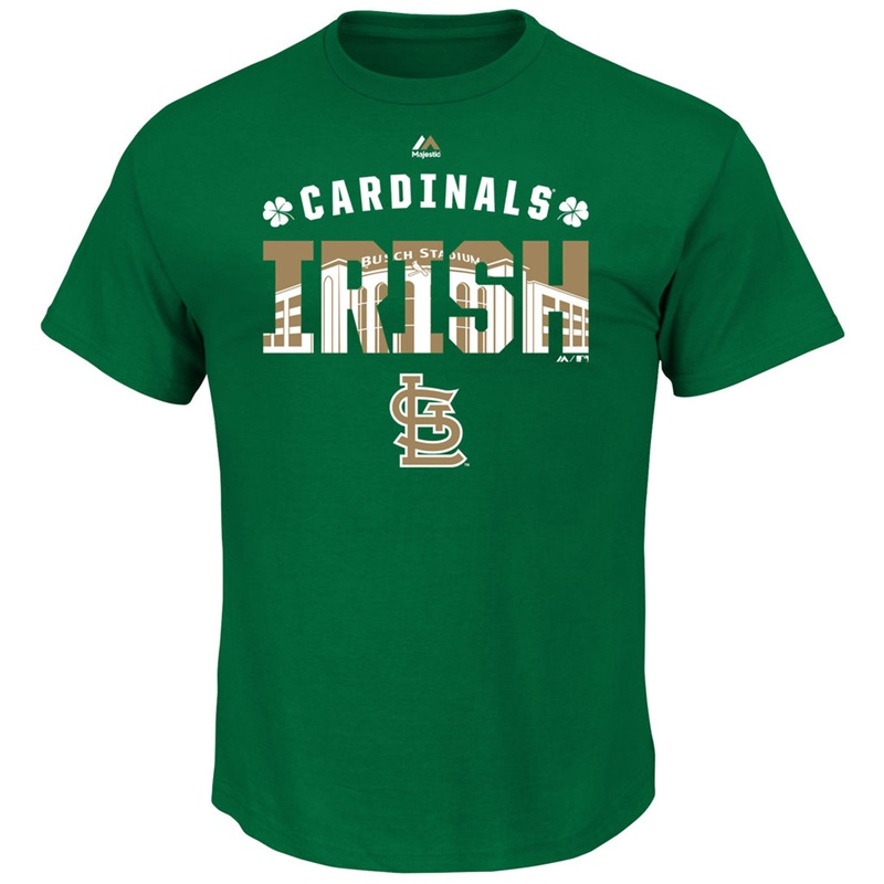 Men's St. Louis Cardinals Kelly Green Irish Gaelic T-Shirt