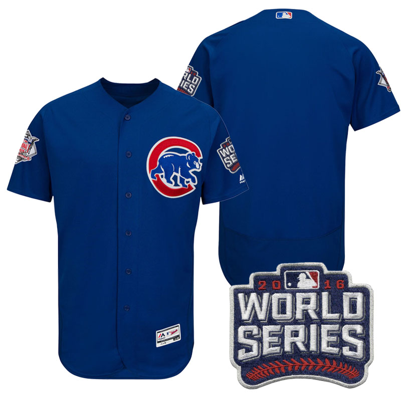 Men's Chicago Cubs Royal 2016 World Series Bound Flex Base Jersey