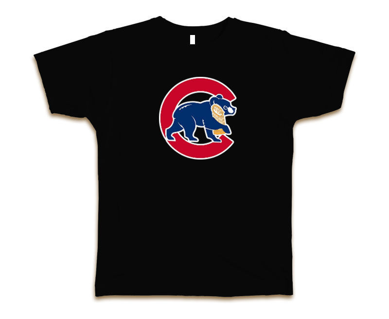 Men's Chicago Cubs Black World Series Champions Crew T-Shirt