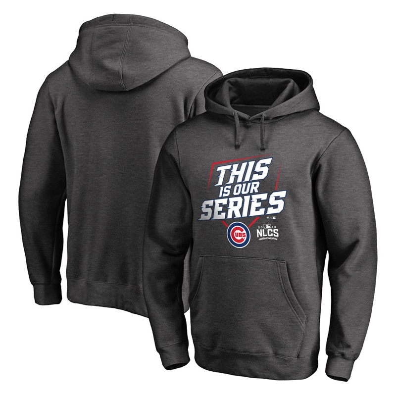 Men's Chicago Cubs Heather Gray 2016 League Championship Series Participant Hoodie