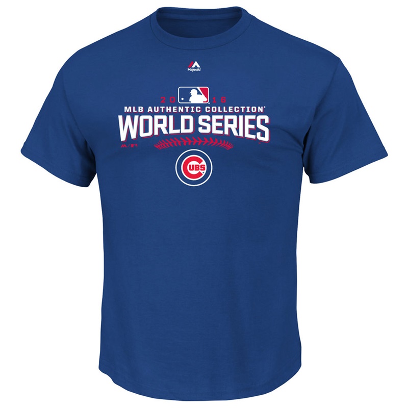 Men's Chicago Cubs Royal 2016 World Series Bound T-Shirt