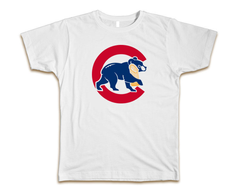 Men's Chicago Cubs White World Series Champions Crew T-Shirt