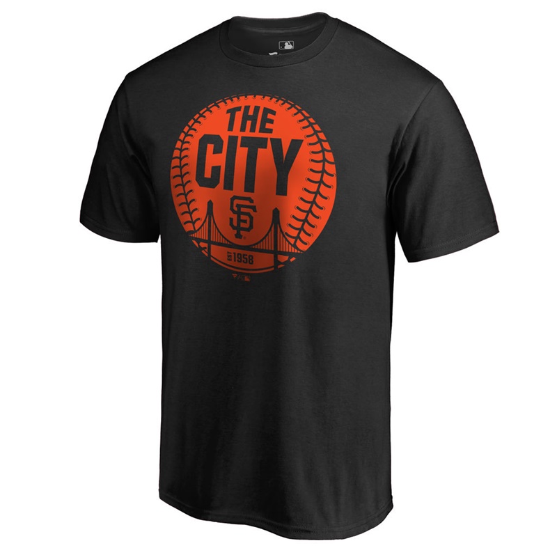 Men's San Francisco Giants Black Cityball Hometown T-Shirt