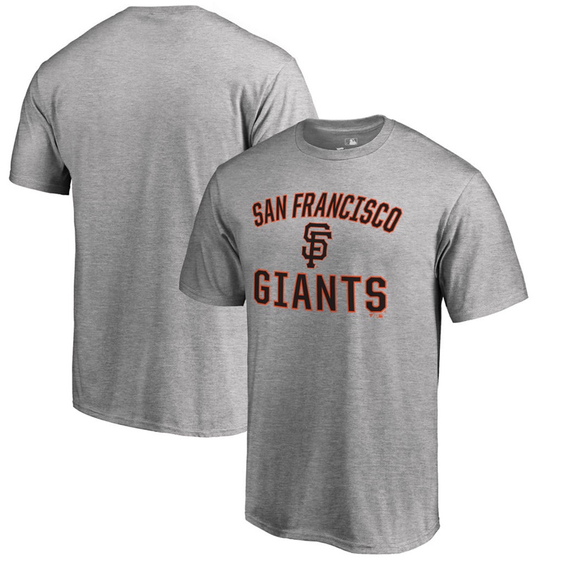 Men's San Francisco Giants Charcoal Victory Arch Short Sleeve T-Shirt