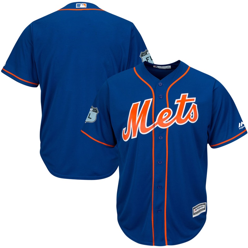 Men's New York Mets Royal 2017 Spring Training Cool Base Authentic Team Jersey