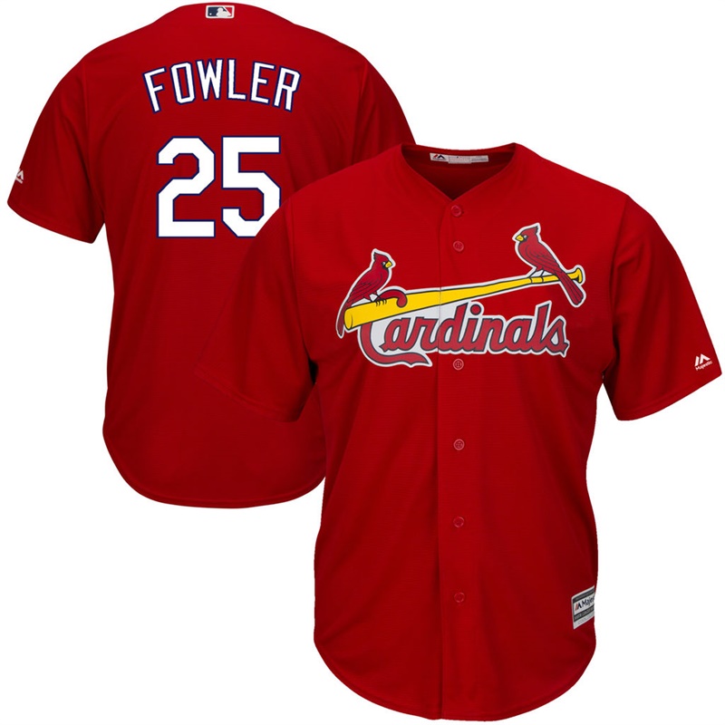 Men's St. Louis Cardinals Dexter Fowler #25 Alternate Red Cool Base Jersey